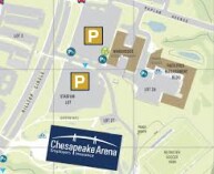 Chesapeake Employers Insurance Arena Parking Lots