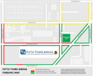 Fifth Third Arena Parking Lots