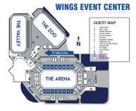 Wings Event Center (Formerly Wings Stadium) Parking Lots